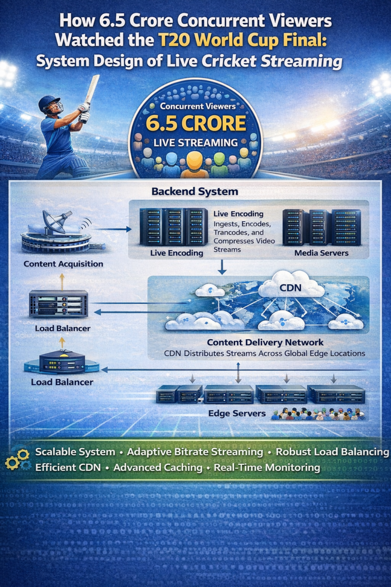 System design for T20 World Cup streaming